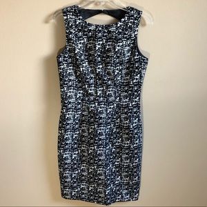 H&M Sheath dress scoop neck keyhole back sleeveles Cut Out C